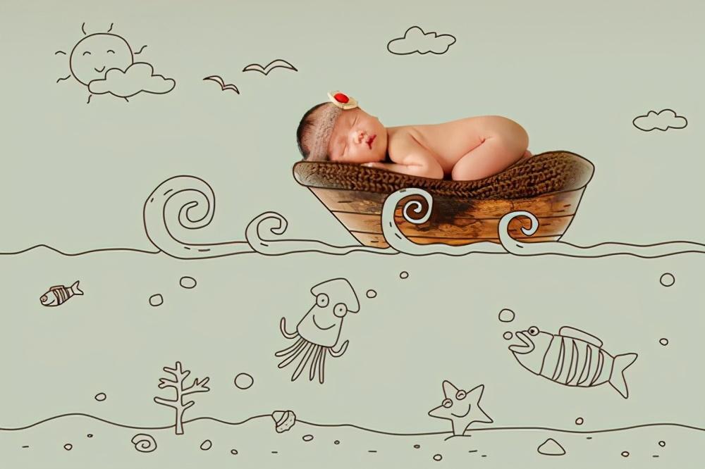 婴儿拍艺术照得肺炎父母肠子悔青了你还给婴儿拍艺术照吗