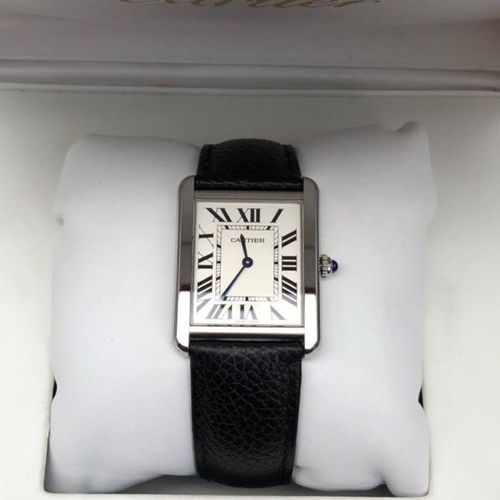 卡地亚w5200003坦克系列女士石英腕表