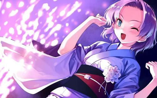 动漫和服少女,高清壁纸图片,非主流-回车桌面