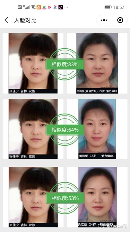 人脸相似度对比岗山型vs东京型