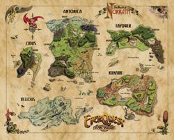 everquest 游戏中的地图