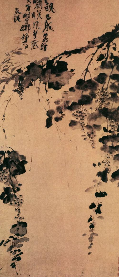 文化 正文  徐渭的花鸟画开创了中国水墨花鸟画的另一种审美: 写意