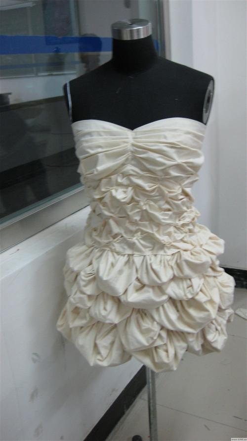立裁小礼服作品-立裁小礼服款式图