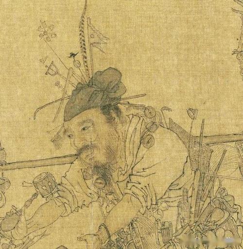 南宋. 李嵩 传世的重要作品《货郎图》全图和局部赏析