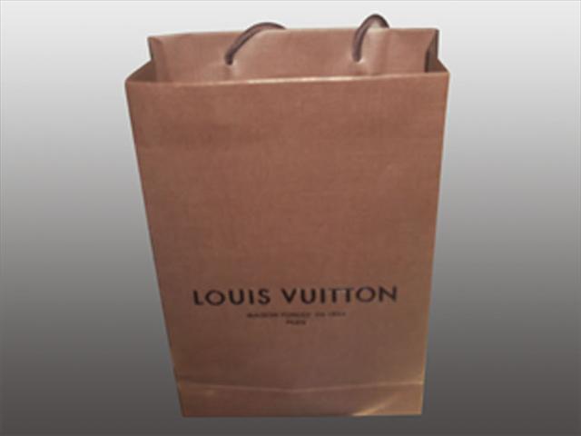 供应威百高档欧美品牌名牌 lv 礼品9987包装袋 专柜最新小号竖款纸袋