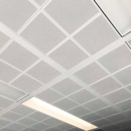 吸音铝扣板隔墙顶棚吸音冲孔金属复合板