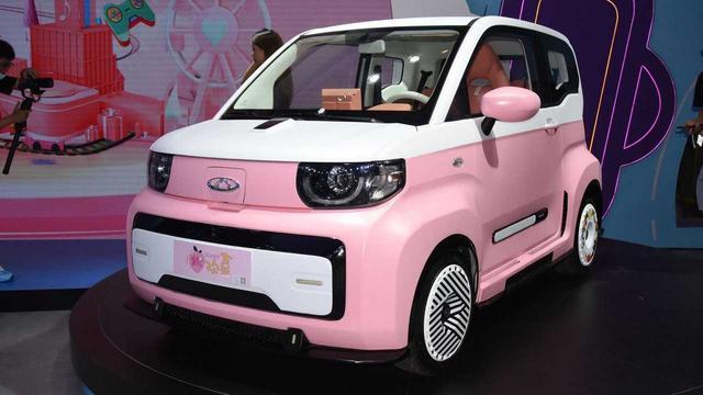 奇瑞推出电动汽车qq冰淇淋神似宏光miniev五菱宏光你礼貌吗