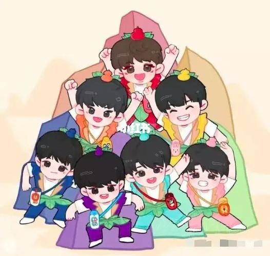 tnt时代少年团头像动漫版_时代少年团_动漫_头像_tnt时代少年团_素材