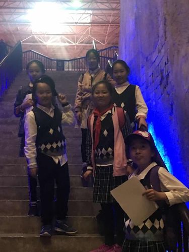 第二站    汉兵马俑博物馆        我们研学小组来到了楚王陵,汉