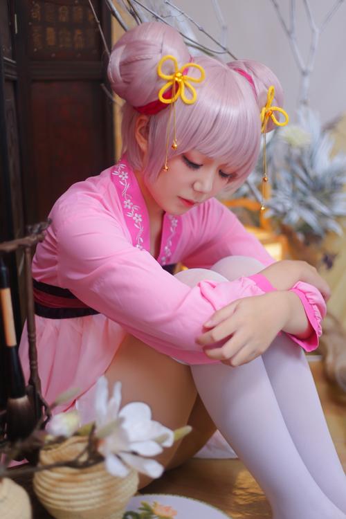 王者荣耀 小乔汉服旗袍 cosplay