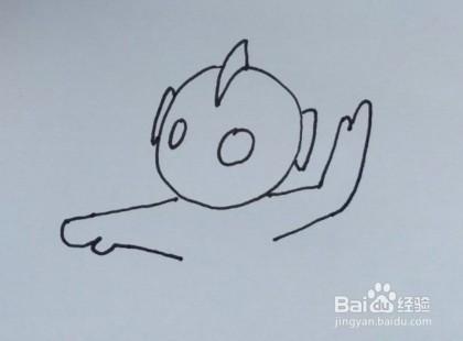 卡通简笔画:如何一步一步画奥特曼