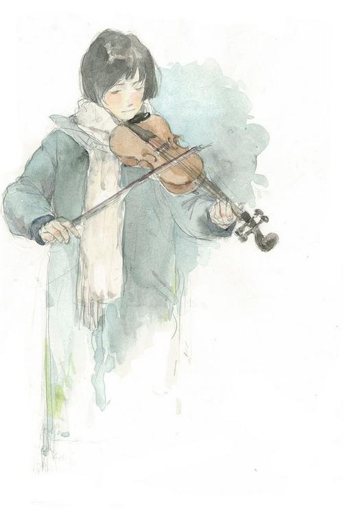 oct- 的涂鸦王国作品《小提琴》 - 涂鸦王国插画