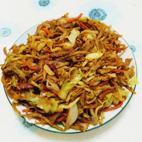 肚丝炒饼