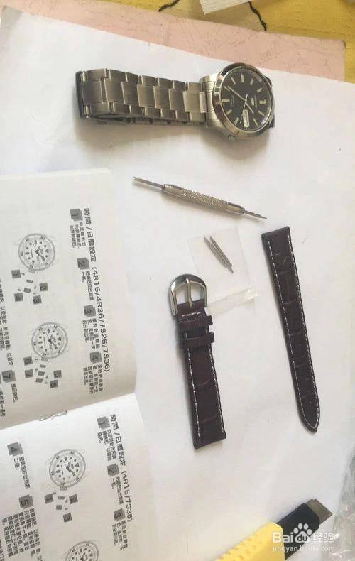 准备好工具 购买的手表,所以赠送了棕色皮表带,尖锐的钉子.