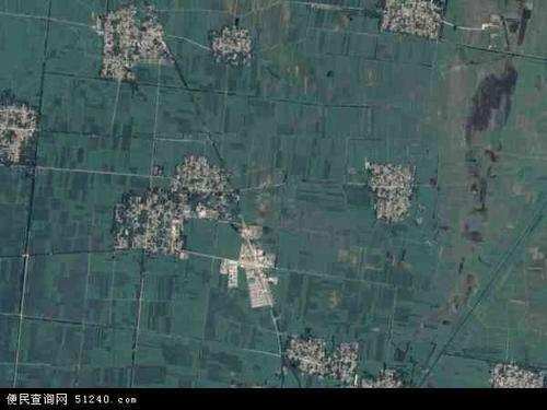 中国山东省德州市夏津县田庄乡地图(卫星地图)