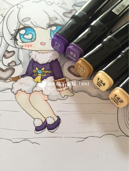 线稿原创雪球球_绘画_迷你_手绘_马克笔_简笔画_画画_铅笔_知识_艺术