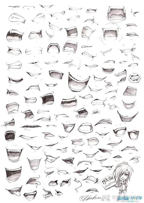 动漫人物的嘴怎么画
