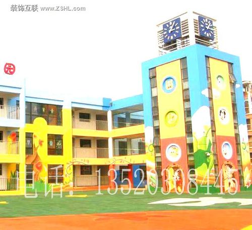 北京天津石家庄太原西安大同沈阳大连幼儿园墙面装饰卡通喷绘卡通彩绘