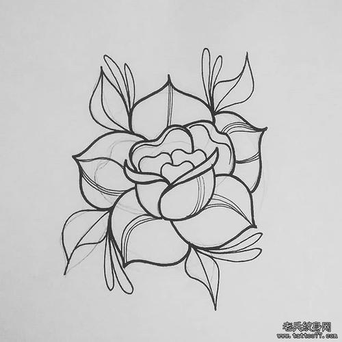 简单线条纹身手稿