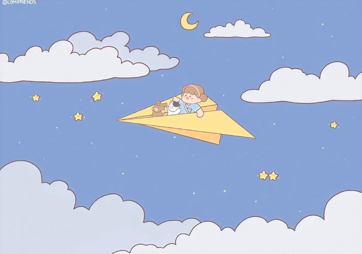 卡通ipad壁纸 ins:moonwhale96