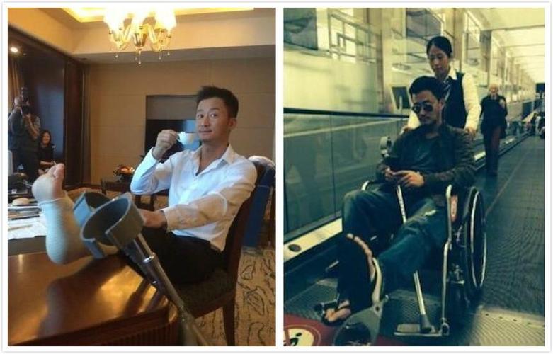 吴京拄双拐出现明显发福, 被媒体嘲"肥狼"惹怒网友
