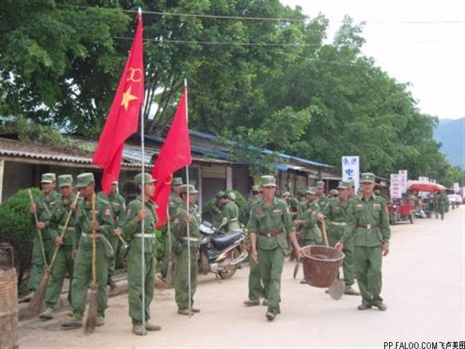 果敢同胞同盟军的军旗是怎么样的