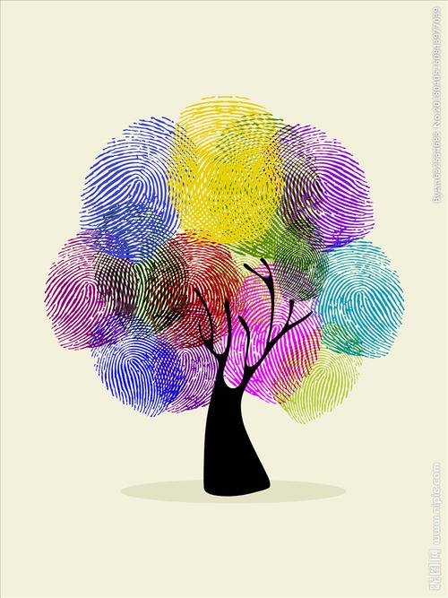 指纹设计图__绘画书法_文化艺术_设计图库_昵图网.