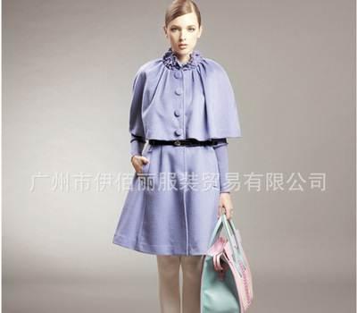 兰蔻卓雅女装专柜正品,时尚花苞袖气质修身真丝大摆连衣裙已售完