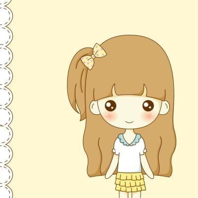 小女孩的头像图片卡通