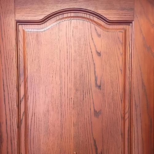 [古月家居定制] 古月家居红橡水曲柳原木门定制开放漆纯实木门室内
