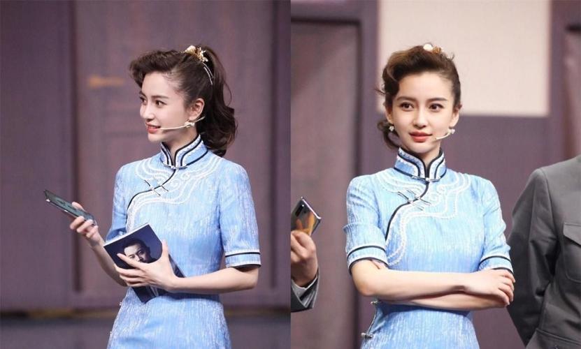 真"神仙"颜值!angelababy穿民国风美成仙女,难怪黄教主不放手
