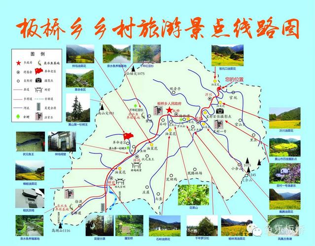 一图在手,板桥好游. 中国黄山市休宁县板桥乡