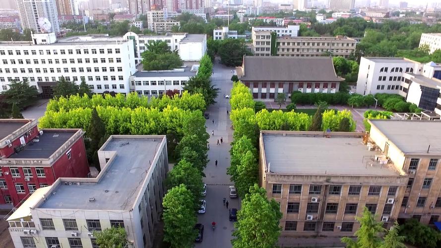 河北农业大学航拍_2560x1440_高清视频素材下载(编号:1234483)_实拍