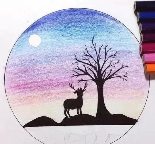 【推荐】彩铅画入门临摹分解图|彩铅画教程一步一步图解(附pdf电子书