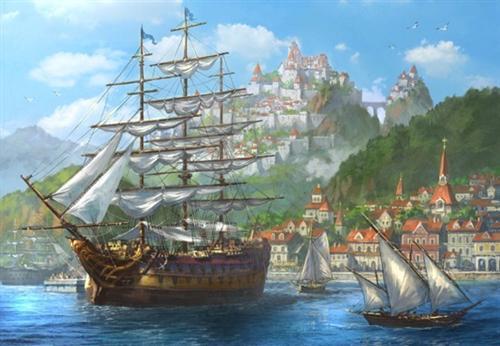 《远洋传说》最繁华的港口  航线:西欧 港口始建于公元前43年,16世纪