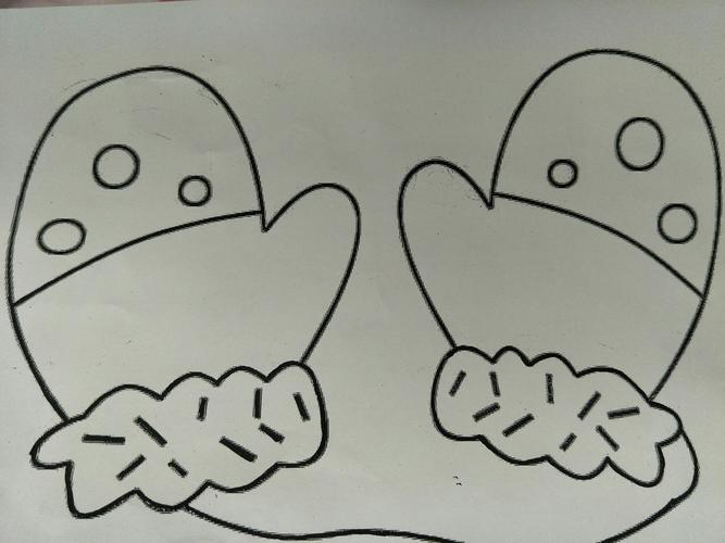 五,绘画《温暖的手套》