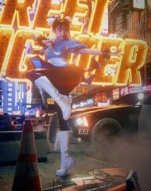 半藏森林接到了腾讯广告 扮演了春丽角色?(图)