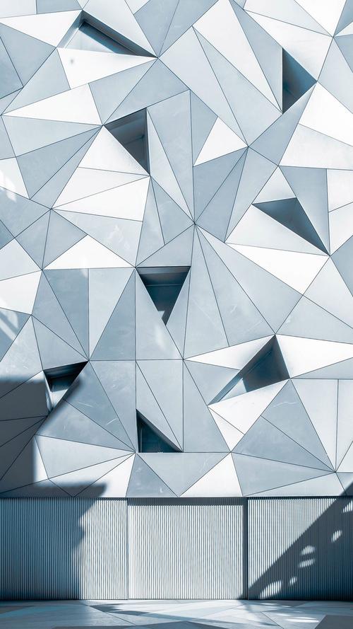 简约瑰丽几何图形手机壁纸