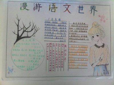 创意天地--语文手抄报初一三班-55kb