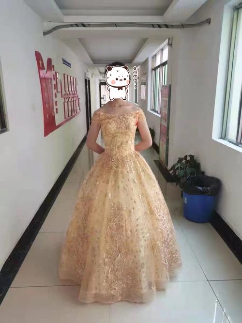 2022春季新款独唱蓬蓬新款彩色婚纱艺考独唱女学生简约演出服