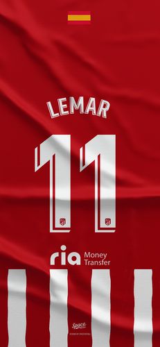 马德里竞技20-21赛季主场球衣壁纸