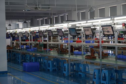 工厂干净整洁,拥有标准化的加工,组装,包装和检验生产线及智能扫地