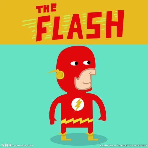 复仇者联盟q版卡通 画 闪电侠设计图__动漫人物_动漫