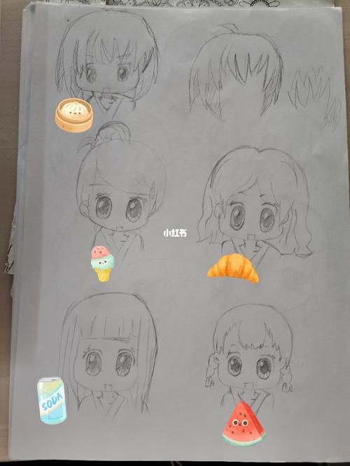 q版漫画|零基础入门新手漫画_眉毛_漫画_新手_眼镜_直发_q版人物_文化
