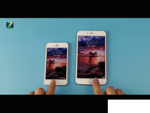 iphonese与iphone6splus指纹识别速度对比(可能存在一些时间差)