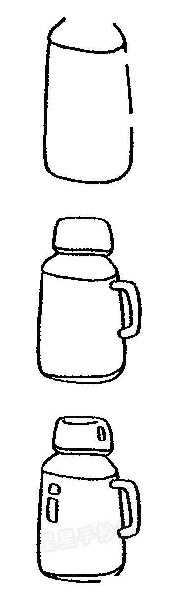 热水壶简笔画怎么画