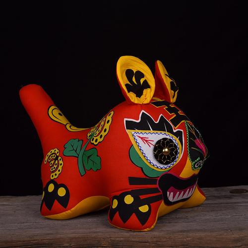民间礼物手工老外小号摆件儿童玩具布老虎