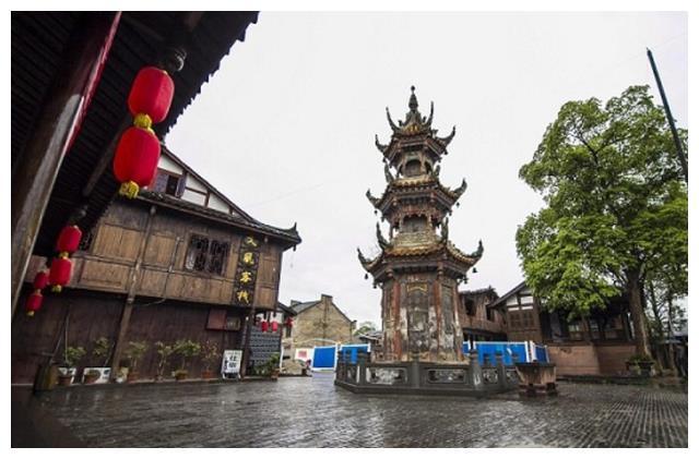 四川十大魅力古镇之一无需门票距成都仅80公里