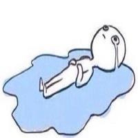 躺地上流泪表情包_微信头像图片大全