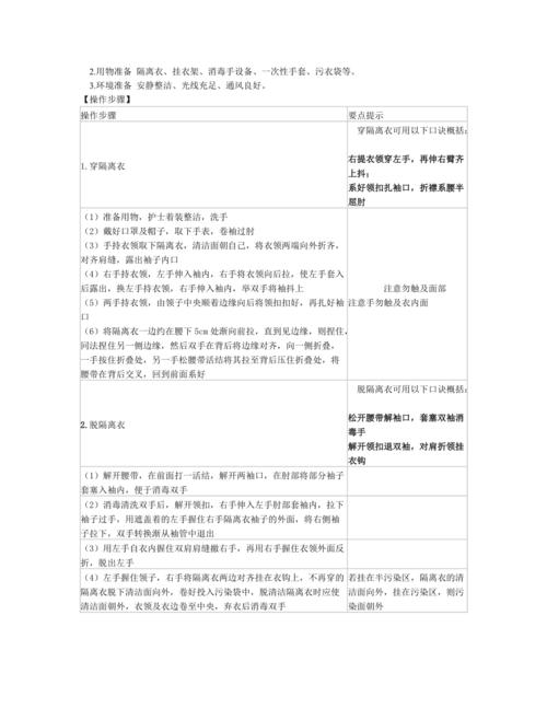 隔离技术操作流程